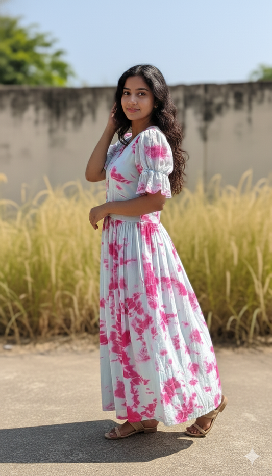 TIE DIY maxi gown