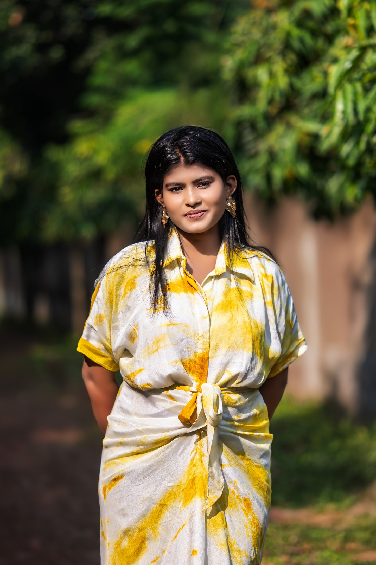 TIE-DYE One-Piece Western Dress – Perfect for Every Occasion ;AAKSSH