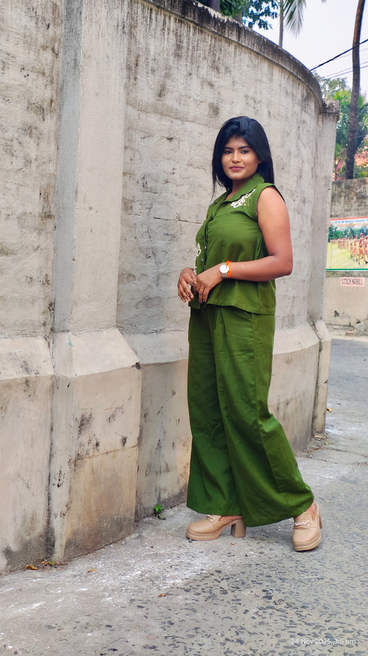 Classic Ribbed Sleeveless Co-ord Set