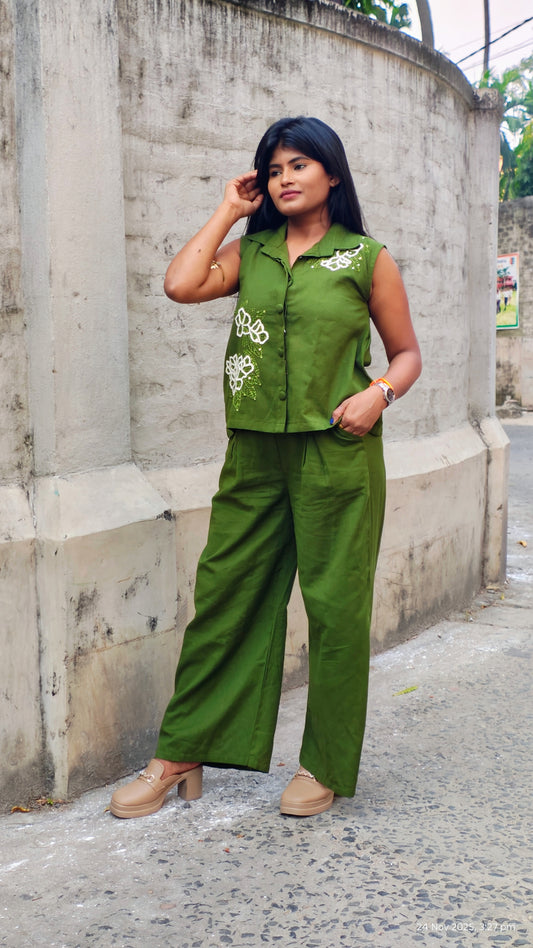 Classic Ribbed Sleeveless Co-ord Set